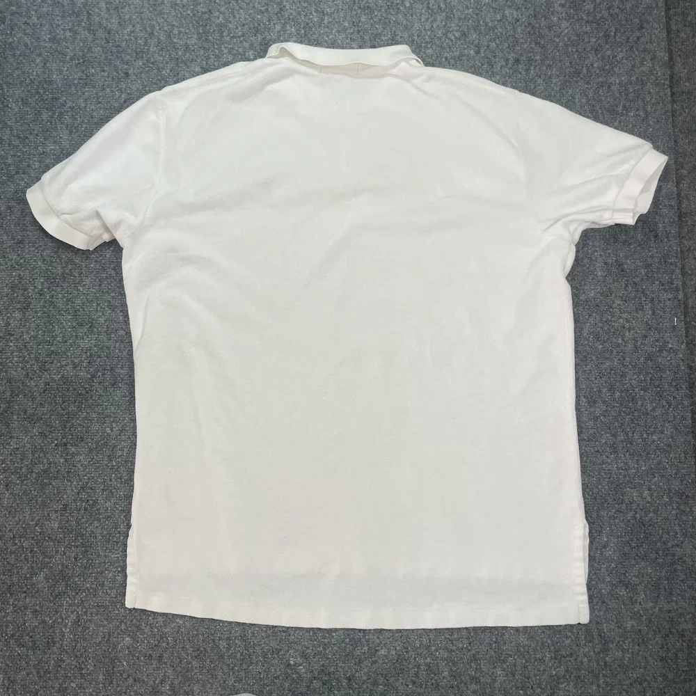 VTG Polo Ralph Lauren Terry Cloth Polo Men's XLarge White Pullover Golf Tennis - Picture 3 of 11